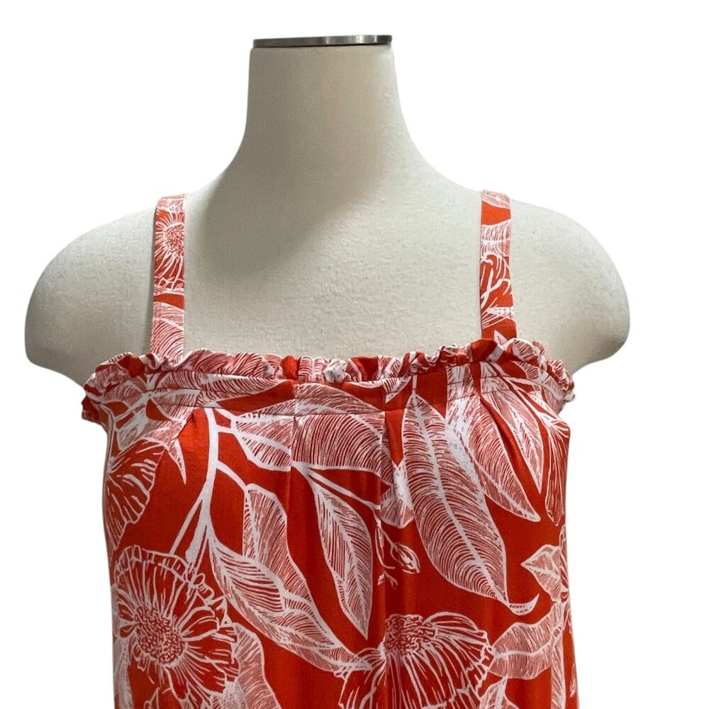 Serra Womens Maxi Dress Med Boho Floral Print Sleeveless Summer Vacation Flowy - Picture 12 of 12